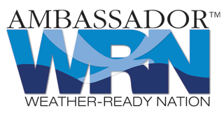 Logo for Weather Ready Nation WRN