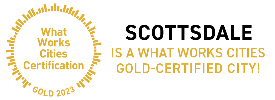Scottsdale What Works Cities 2023 Gold certification
