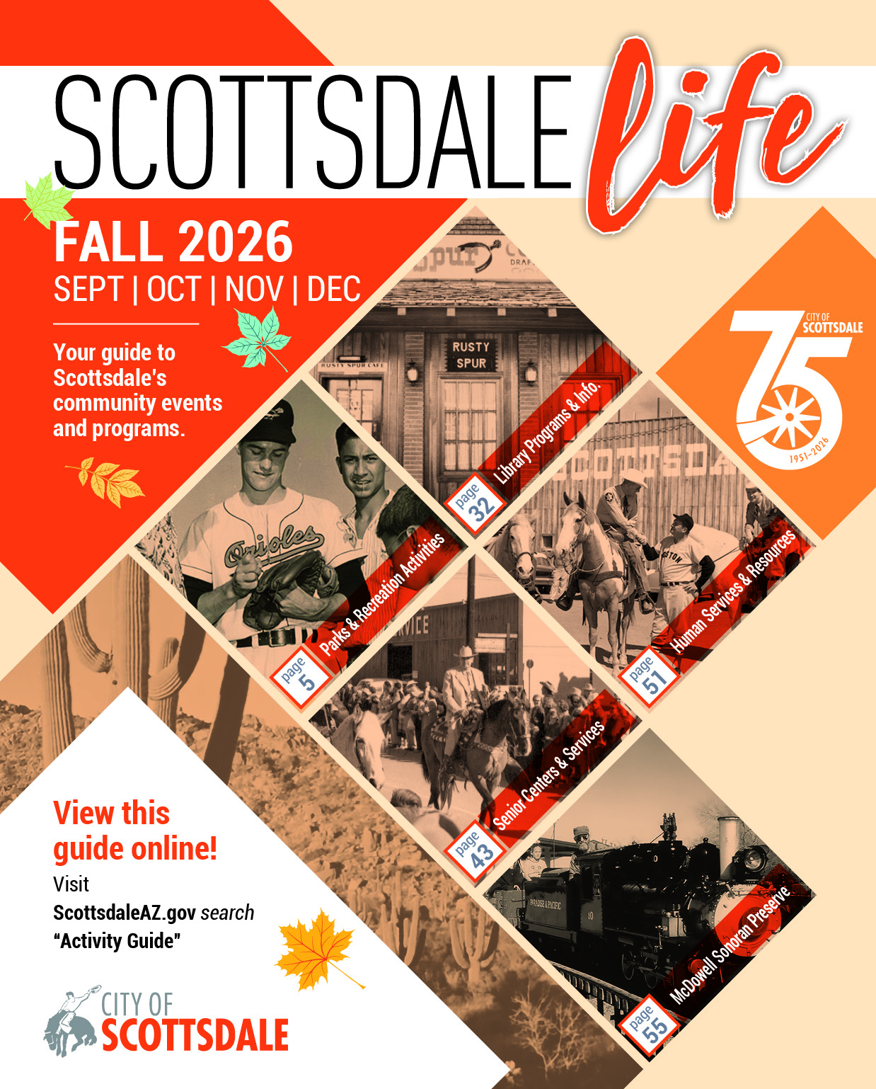 Activity Guide, Recreation Brochure