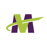 Green swoosh wraps around a bold purple “M” in the Valley Metro logo.